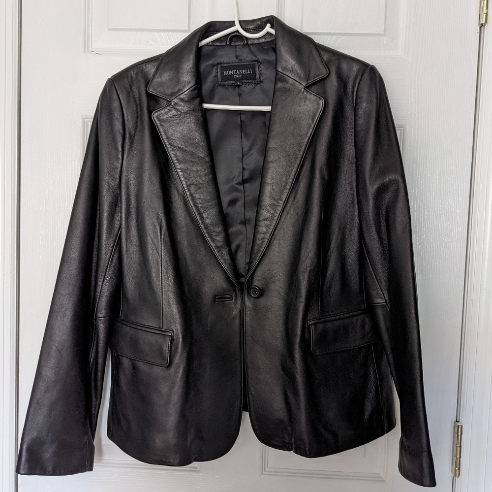 Montanelli leather jacket